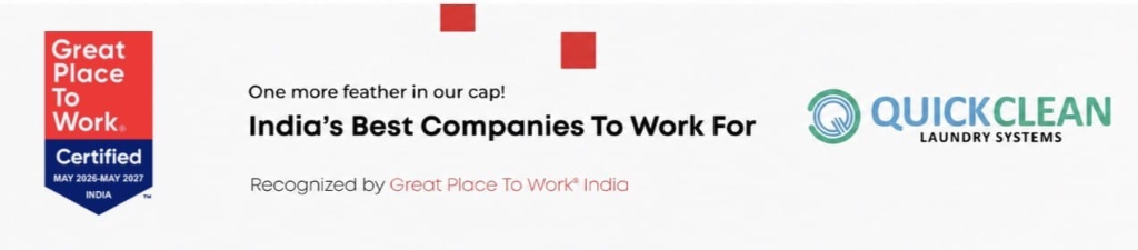 Great Place to Work certification banner celebrating India's Best Companies to Work For